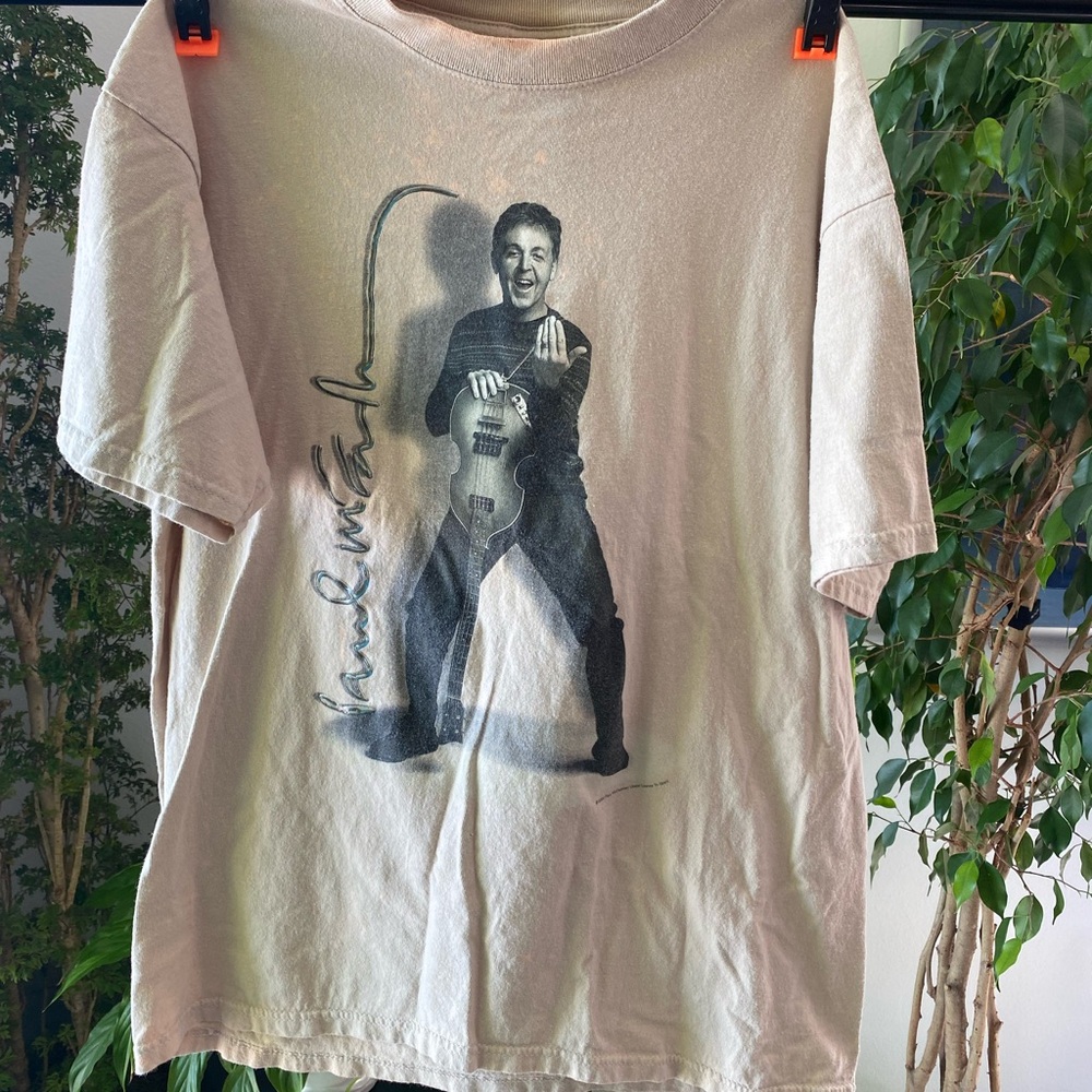 Paul McCartney Vintage tour tee Beatles